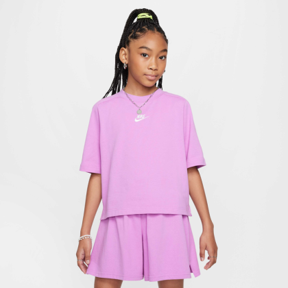 Детска тениска Nike G NSW SS TOP JSY LBR