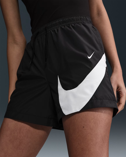 Дамски къси панталони Nike W NSW CLS WVN MR 5" LOGO SHORT