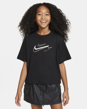 Детска тениска Nike G NSW TEE BOXY SWOOSH LOGO