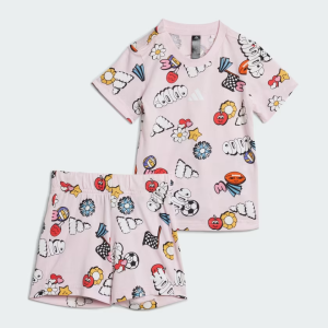 Детски екип Adidas Seasonal Essentials Fun Allover Print Set