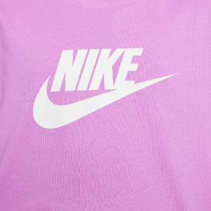 Детска тениска Nike G NSW TEE CROP FUTURA HBR